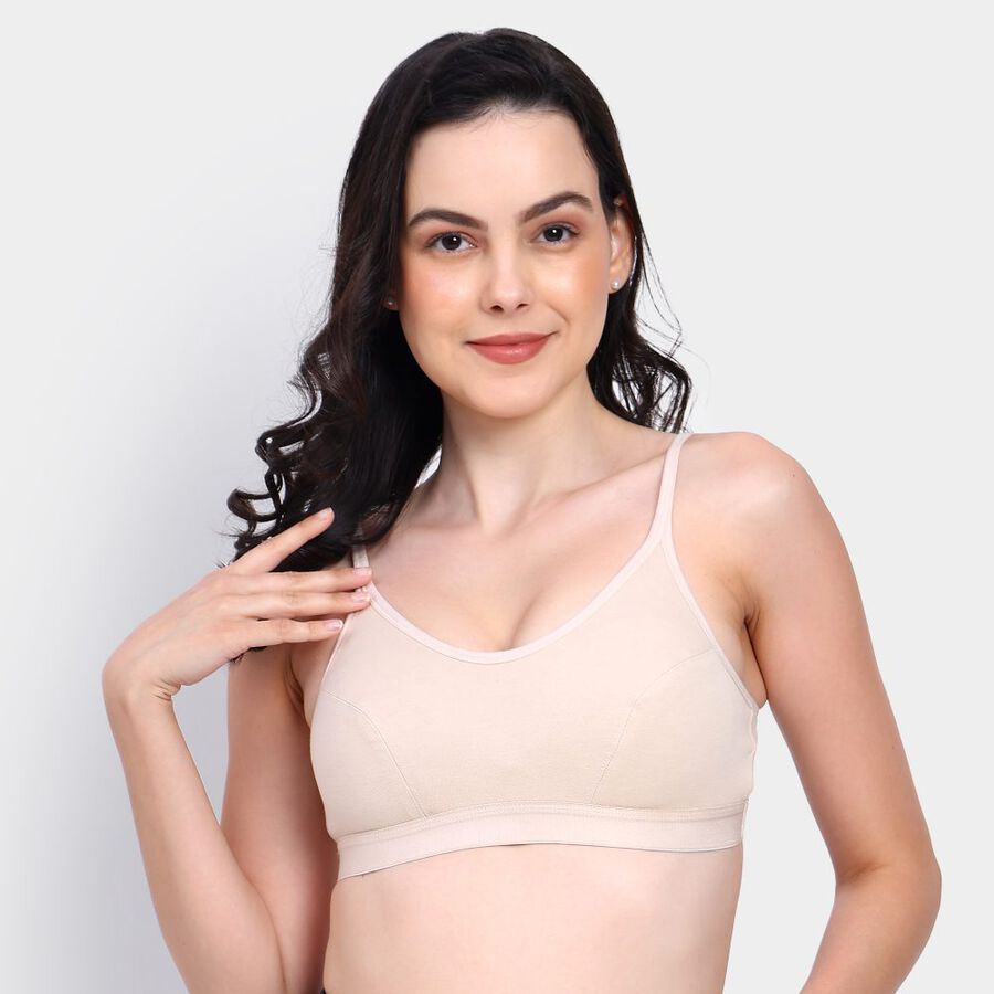 Ladies' Non-Padded Bra, Beige, large image number null